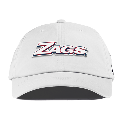 Gonzaga University "Zags Block" Performance Dad Hat White