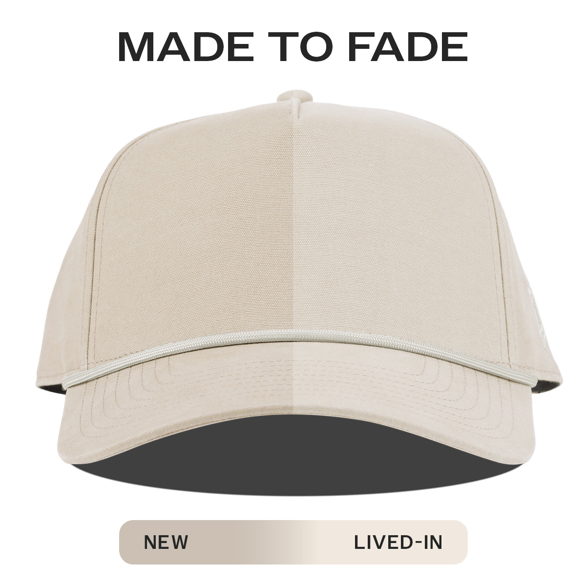 Bare Canvas 5 Panel Rope Beige