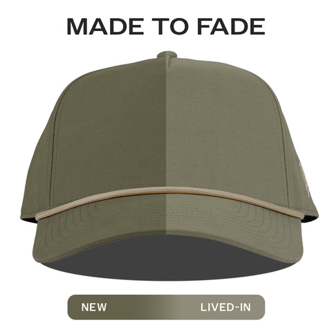 Bare Canvas 5 Panel Rope Vintage Loden