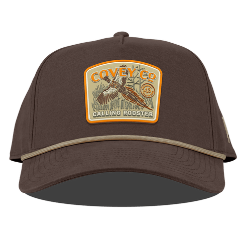Covey Co Curved Canvas 5 Panel Rope Vintage Brown