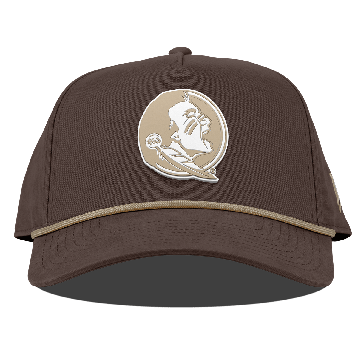 Florida State University "Desert Florida State" Curved Canvas 5 Panel Rope Vintage Brown