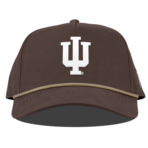 Indiana University "Indiana Desert Series" Curved Canvas 5 Panel Rope Vintage Brown