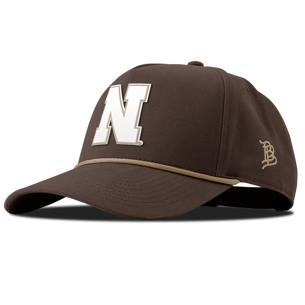 University of Nebraska "Nebraska Desert Series" Curved Canvas 5 Panel Rope Vintage Brown
