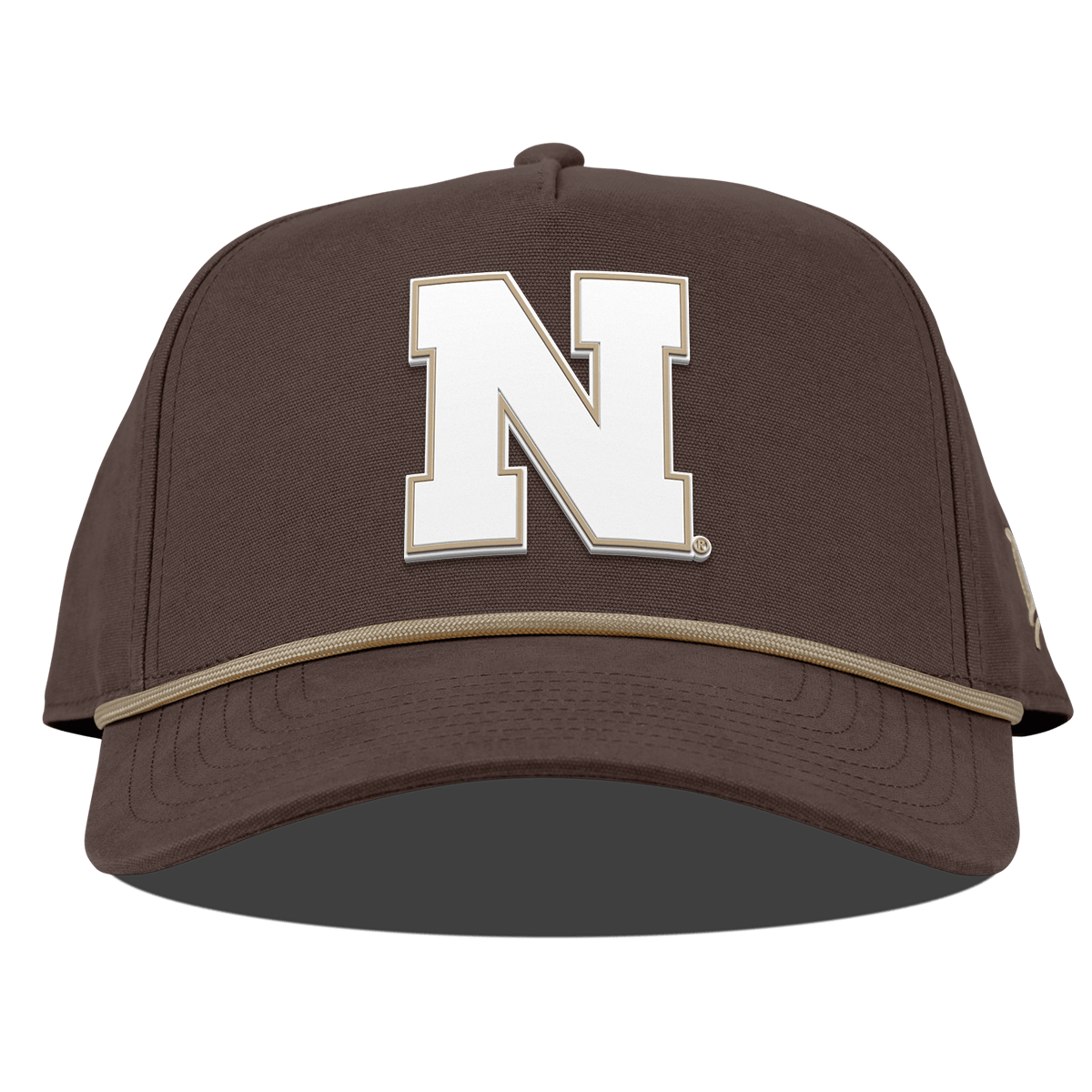 University of Nebraska "Nebraska Desert Series" Curved Canvas 5 Panel Rope Vintage Brown