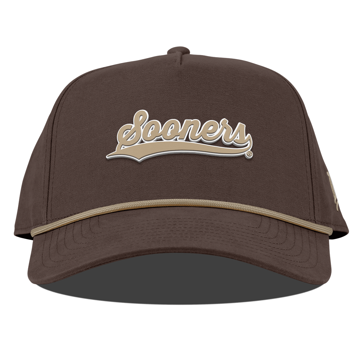 University of Oklahoma "Oklahoma Desert Series" Curved Canvas 5 Panel Rope Vintage Brown