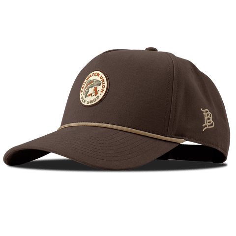 Tailwater Union Curved Canvas 5 Panel Rope Vintage Brown