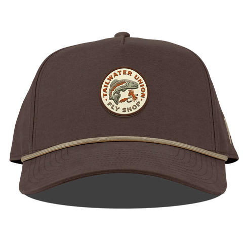 Tailwater Union Curved Canvas 5 Panel Rope Vintage Brown