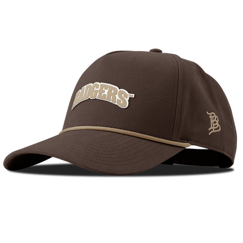 University of Wisconsin "Wisconsin Desert Series" Curved Canvas 5 Panel Rope Vintage Brown
