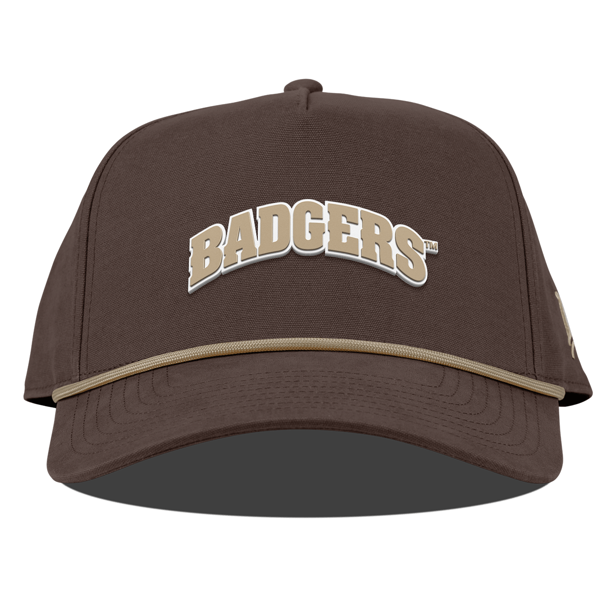University of Wisconsin "Wisconsin Desert Series" Curved Canvas 5 Panel Rope Vintage Brown