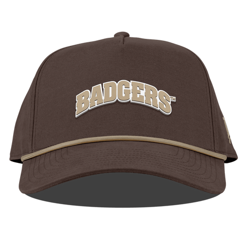 University of Wisconsin "Wisconsin Desert Series" Curved Canvas 5 Panel Rope Vintage Brown