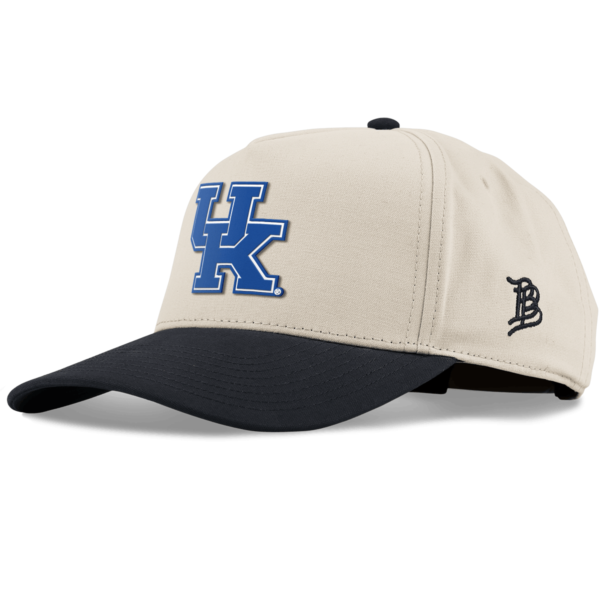 University of Kentucky "Kentucky Team Logo" Curved 5 Panel Canvas Beige/Vintage Black
