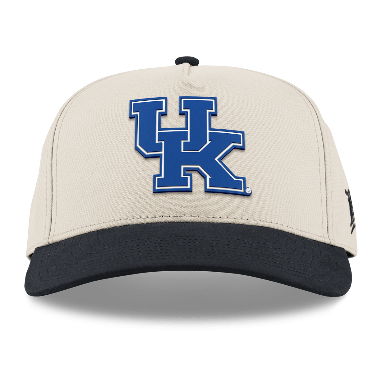 University of Kentucky "Kentucky Team Logo" Curved 5 Panel Canvas Beige/Vintage Black