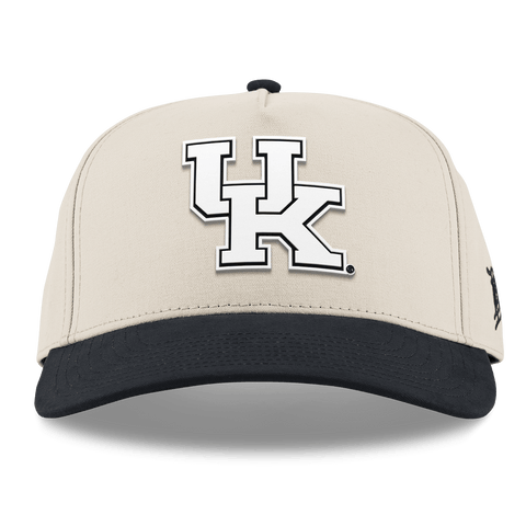 University of Kentucky "Vintage University of Kentucky" Curved 5 Panel Canvas Beige/Vintage Black