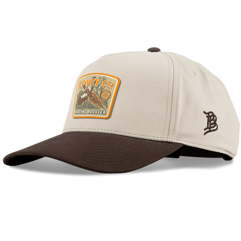 Covey Co Curved 5 Panel Canvas Beige/Vintage Brown