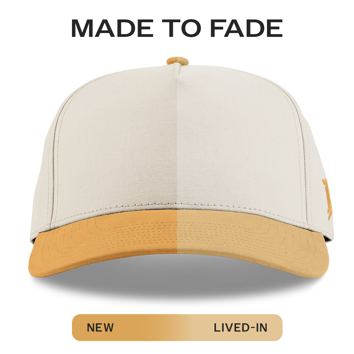 Bare Curved 5 Panel Canvas Beige/Wheat