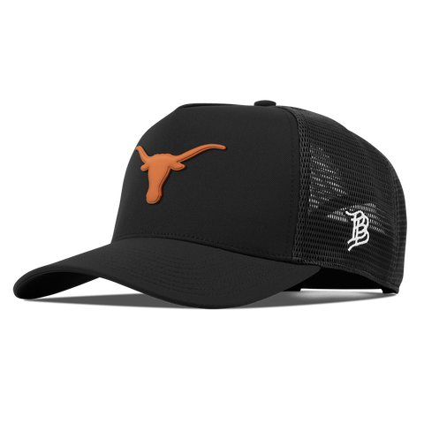 University of Texas "Texas Longhorn" Curved 5 Panel Trucker Black