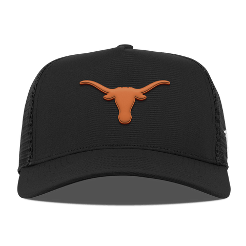 University of Texas "Texas Longhorn" Curved 5 Panel Trucker Black