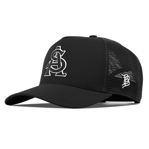 Arizona State University "Vintage ASU Team Logo" Curved 5 Panel Trucker Black
