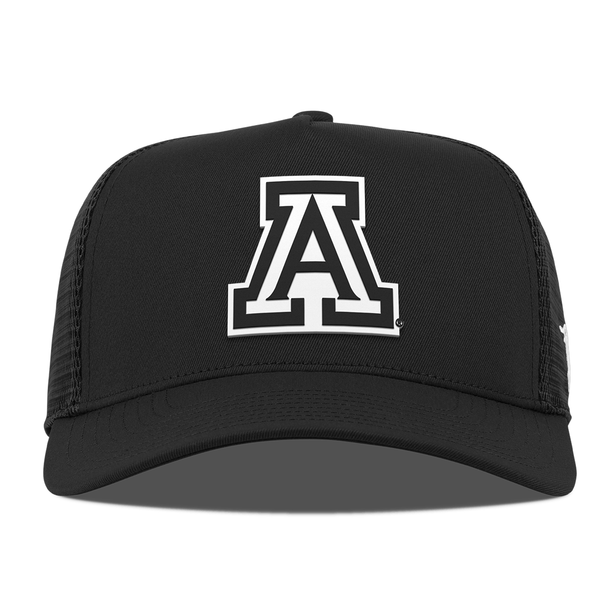 University of Arizona "Vintage Arizona Block" Curved 5 Panel Trucker Black