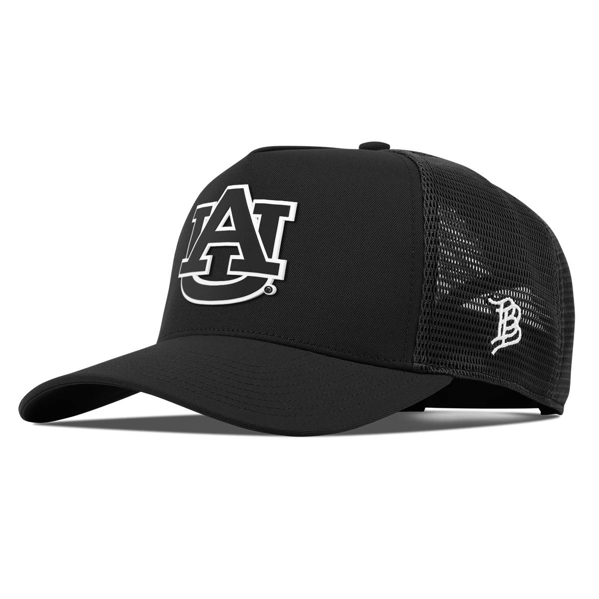Auburn University "Vintage Auburn Team Logo" Curved 5 Panel Trucker Black