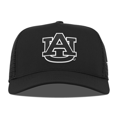 Auburn University "Vintage Auburn Team Logo" Curved 5 Panel Trucker Black
