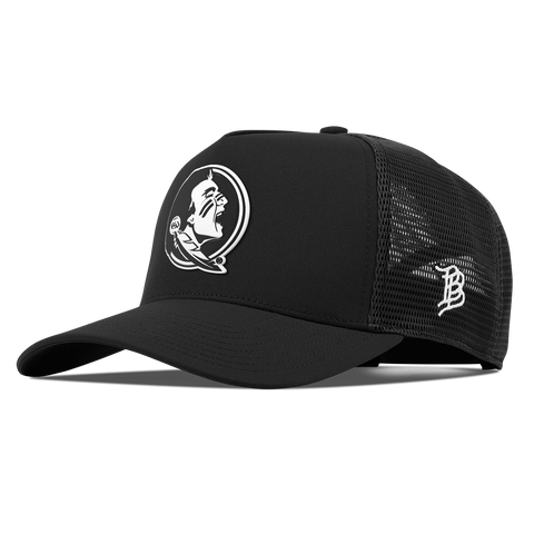 Florida State University "Vintage FSU Team Logo" Curved 5 Panel Trucker Black