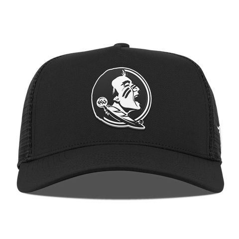 Florida State University "Vintage FSU Team Logo" Curved 5 Panel Trucker Black