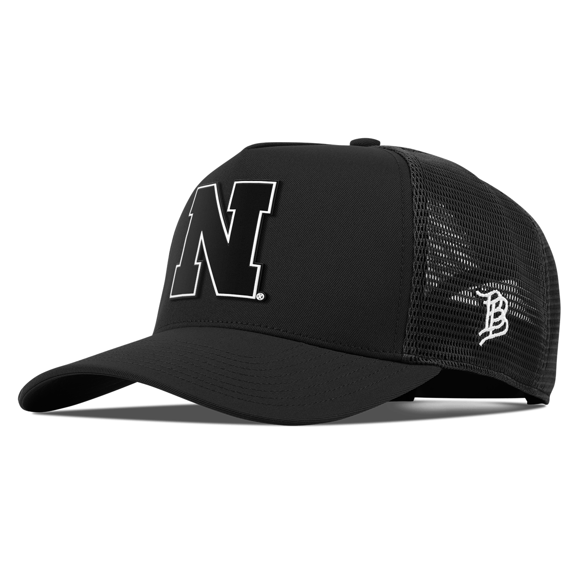 University of Nebraska "Vintage Nebraska Team Logo" Curved 5 Panel Trucker Black