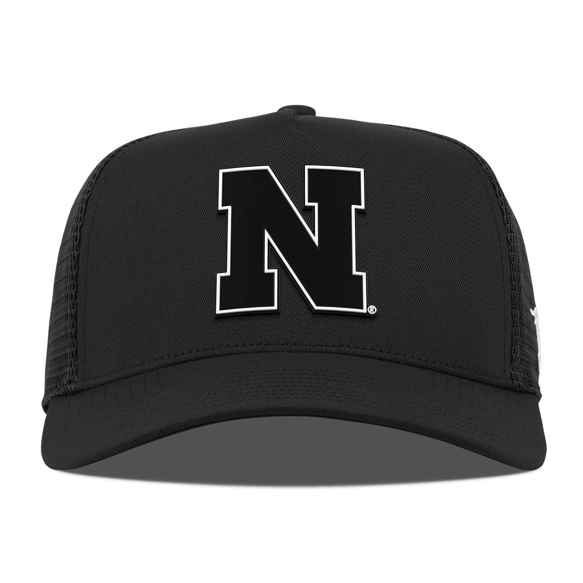 University of Nebraska "Vintage Nebraska Team Logo" Curved 5 Panel Trucker Black