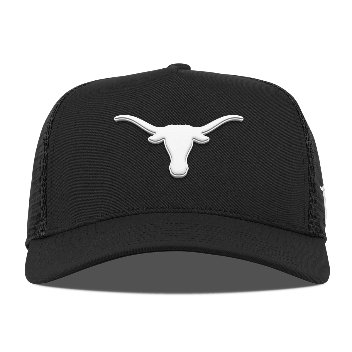 University of Texas "Vintage Texas Longhorn" Curved 5 Panel Trucker Black