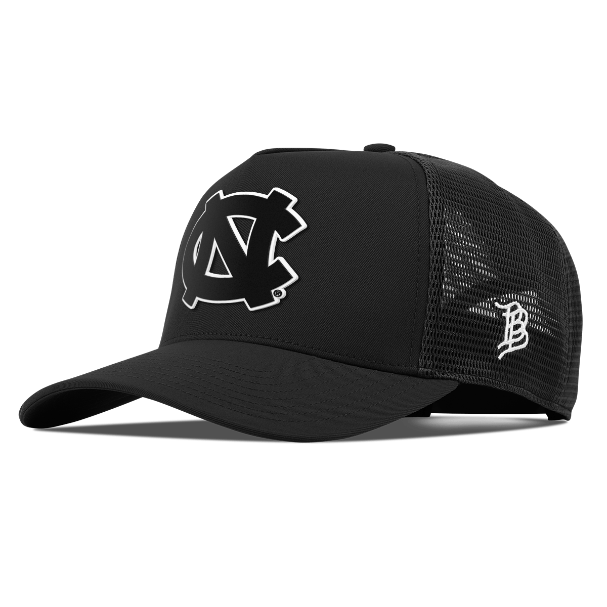 University of North Carolina "Vintage UNC" Curved 5 Panel Trucker Black