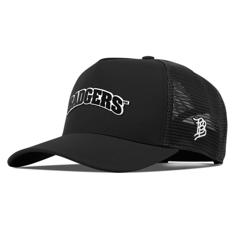 University of Wisconsin "Vintage Wisconsin" Curved 5 Panel Trucker Black