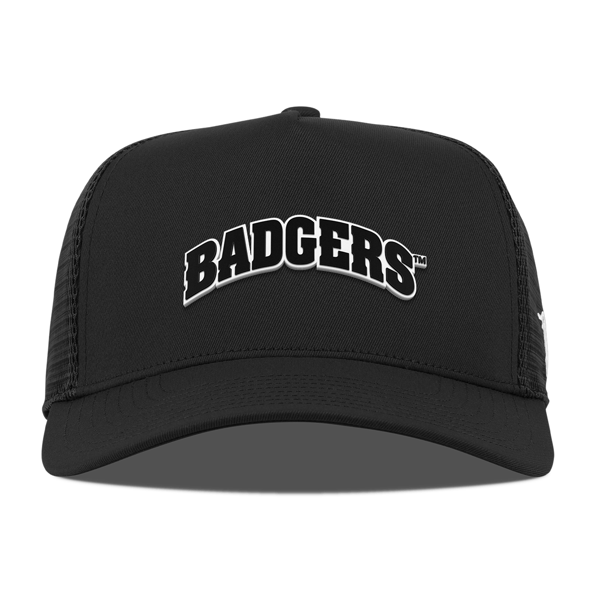 University of Wisconsin "Vintage Wisconsin" Curved 5 Panel Trucker Black