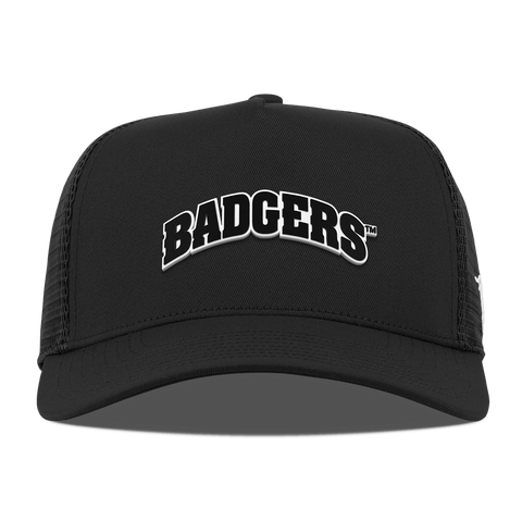 University of Wisconsin "Vintage Wisconsin" Curved 5 Panel Trucker Black