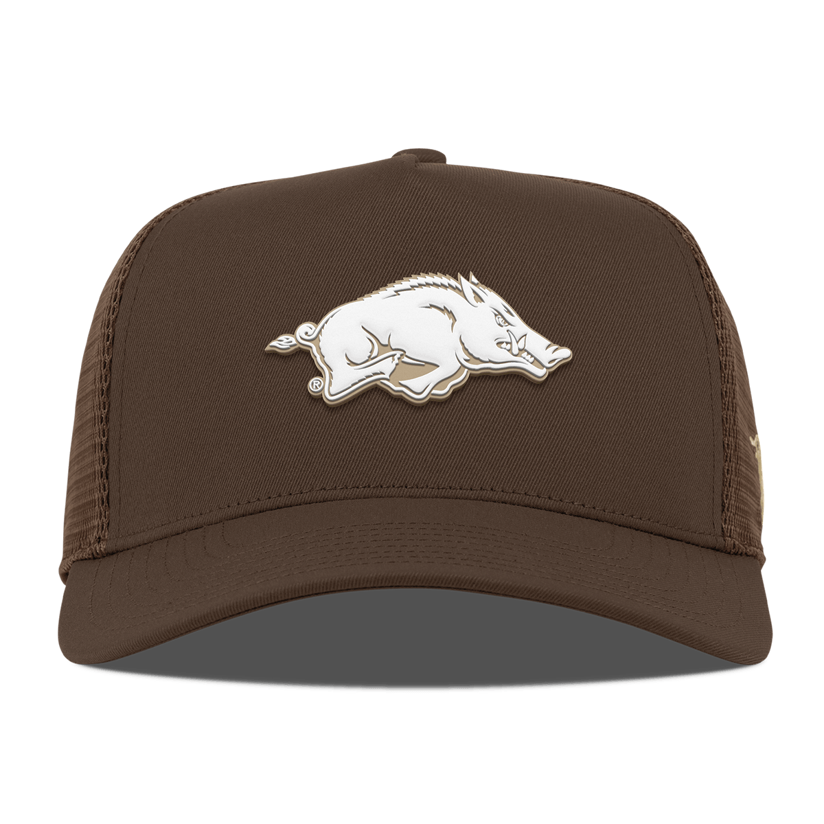 University of Arkansas "Arkansas Desert Series" Curved 5 Panel Trucker Brown