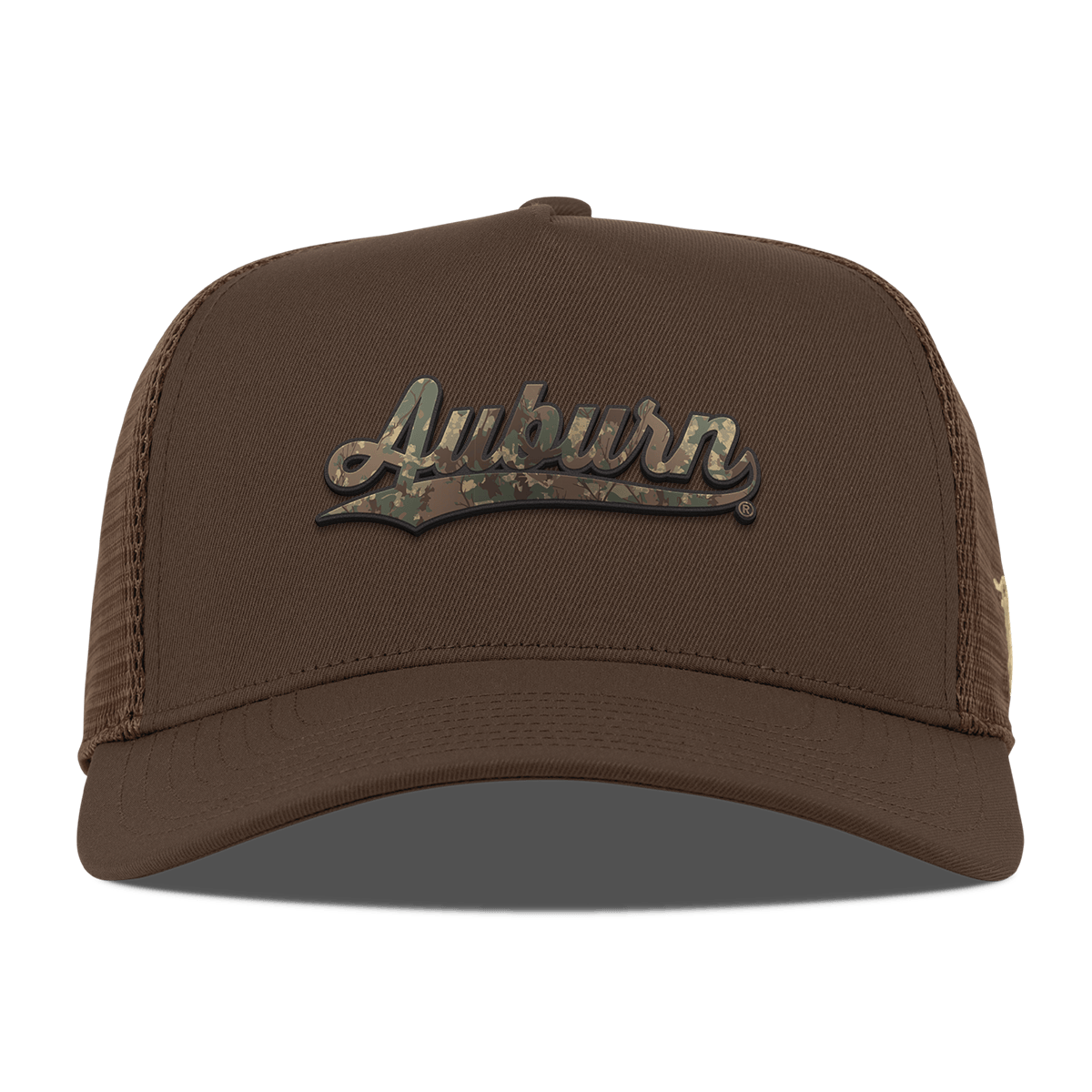 Auburn University "Auburn Timber Camo Series" Curved 5 Panel Trucker Brown