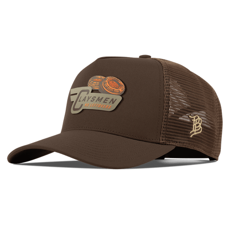 Claysmen Curved 5 Panel Trucker Brown