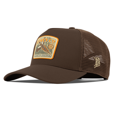 Covey Co Curved 5 Panel Trucker Brown