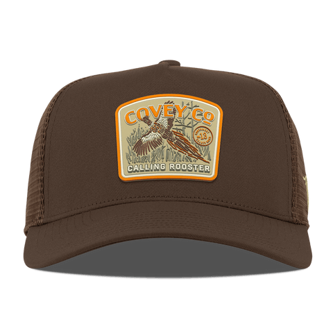 Covey Co Curved 5 Panel Trucker Brown