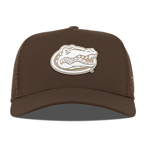 University of Florida "Desert Florida" Curved 5 Panel Trucker Brown