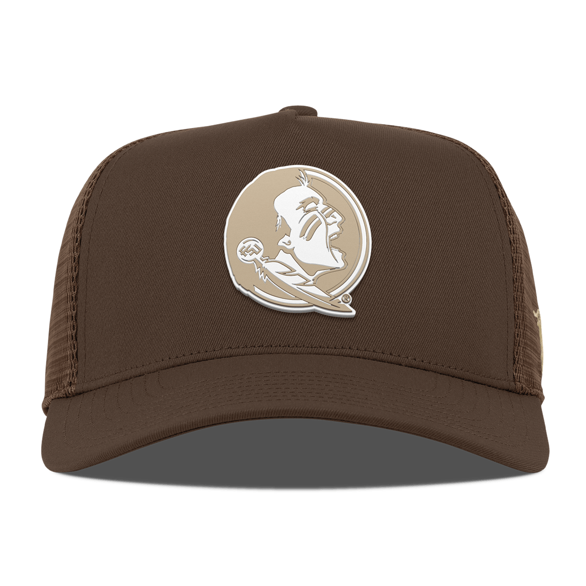 Florida State University "Desert Florida State" Curved 5 Panel Trucker Brown