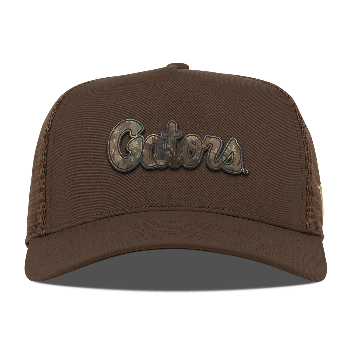University of Florida "Florida Timber Camo Series" Curved 5 Panel Trucker Brown