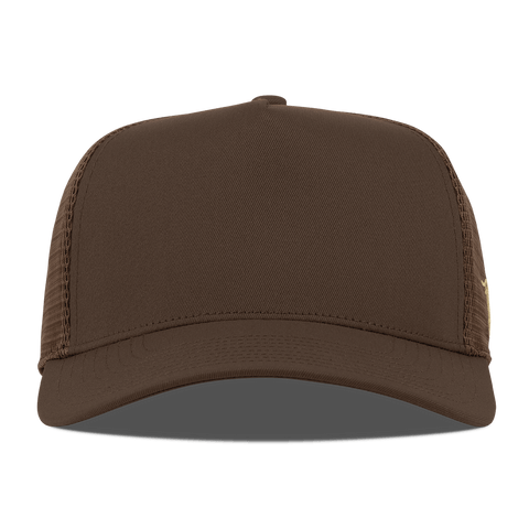 Bare Curved 5 Panel Trucker Brown