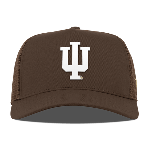 Indiana University "Indiana Desert Series" Curved 5 Panel Trucker Brown