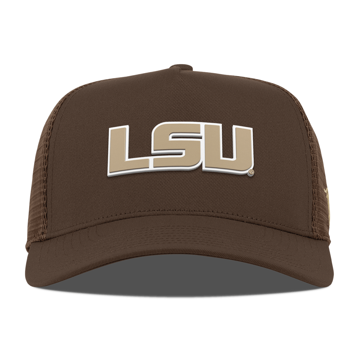 Louisiana State University "LSU Desert Series" Curved 5 Panel Trucker Brown