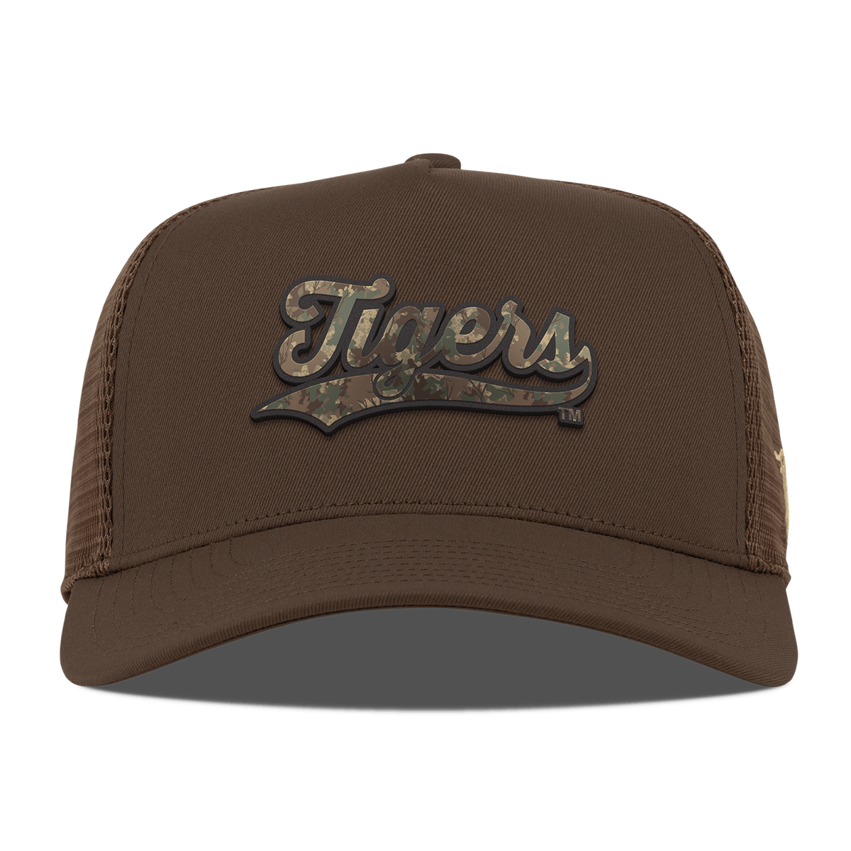 Louisiana State University "LSU Timber Camo Series"  Curved 5 Panel Trucker Brown