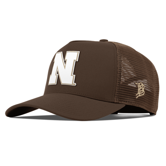 University of Nebraska "Nebraska Desert Series" Curved 5 Panel Trucker Brown