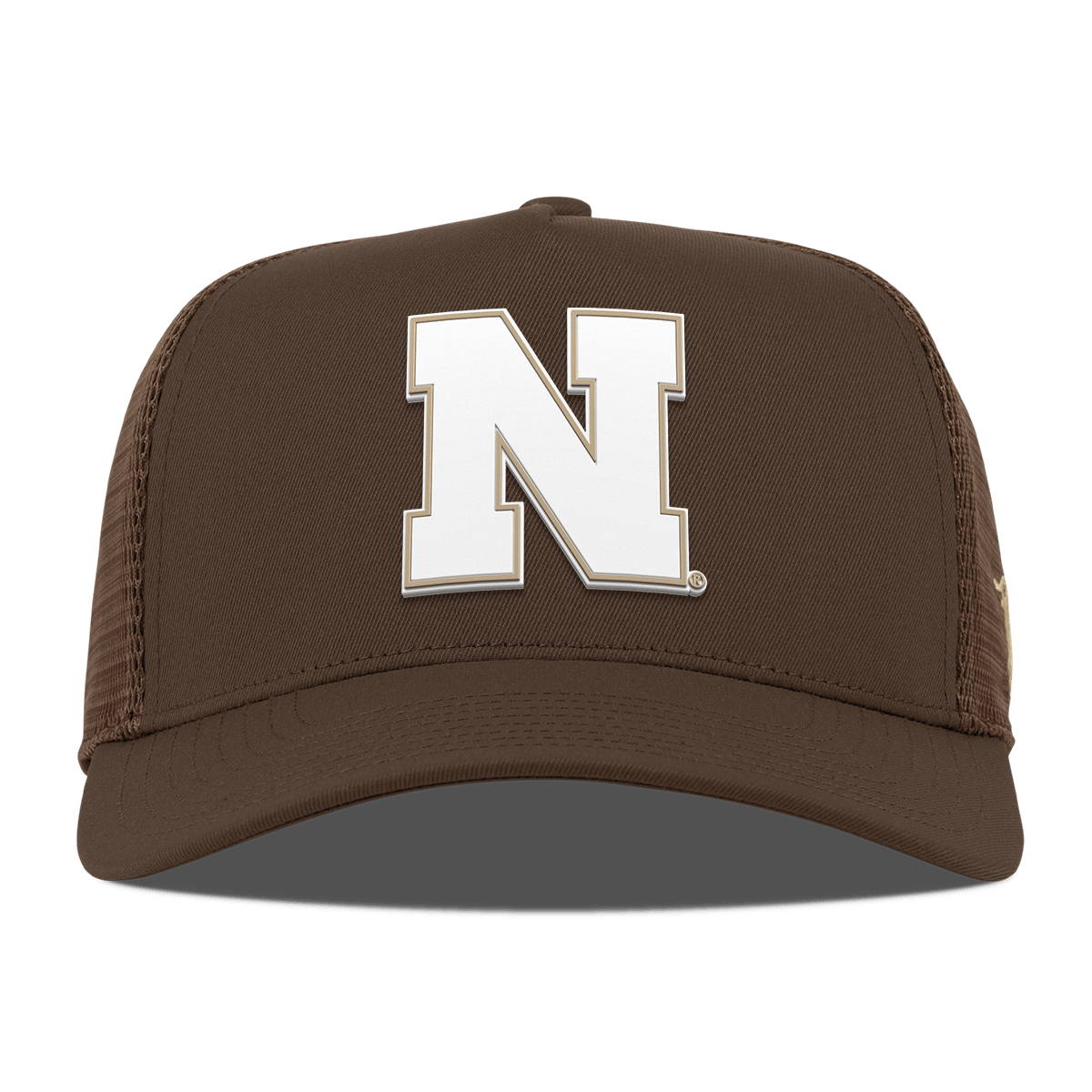 University of Nebraska "Nebraska Desert Series" Curved 5 Panel Trucker Brown
