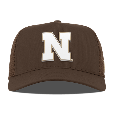 University of Nebraska "Nebraska Desert Series" Curved 5 Panel Trucker Brown
