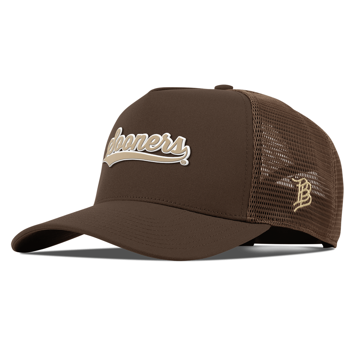 University of Oklahoma "Oklahoma Desert Series" Curved 5 Panel Trucker Brown